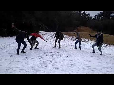 Baba kailash randan shiv Ji kailash randan Gadwali dance for new style in snowfoll