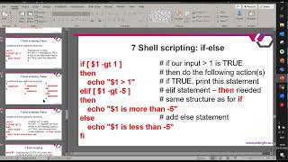 B02 Using Unix Demo 5 If For While Loops
