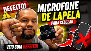 COMPREI MICROFONE DE LAPELA NO TIKTOK SHOP E NÃO FUNCIONOU | RT na área