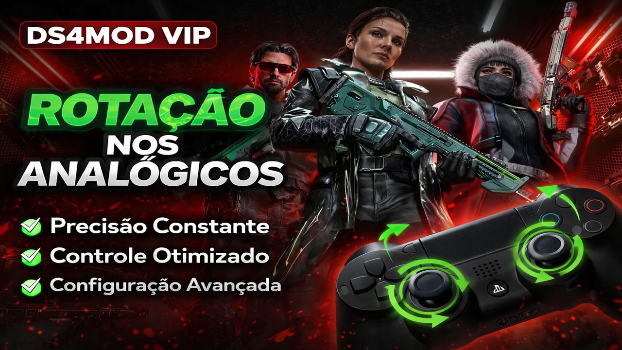 DS4WINDOWS - DS4MOD VIP Atualização Fevereiro 2026 – Nova Rotação nos Analógicos