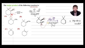 2018 (3) The major product of the following reaction is: