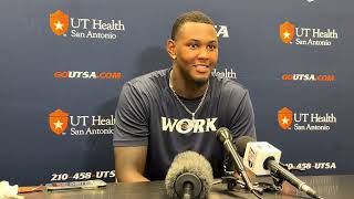 UTSA DL Tai Leonard Post Practice Interview 9.8.26