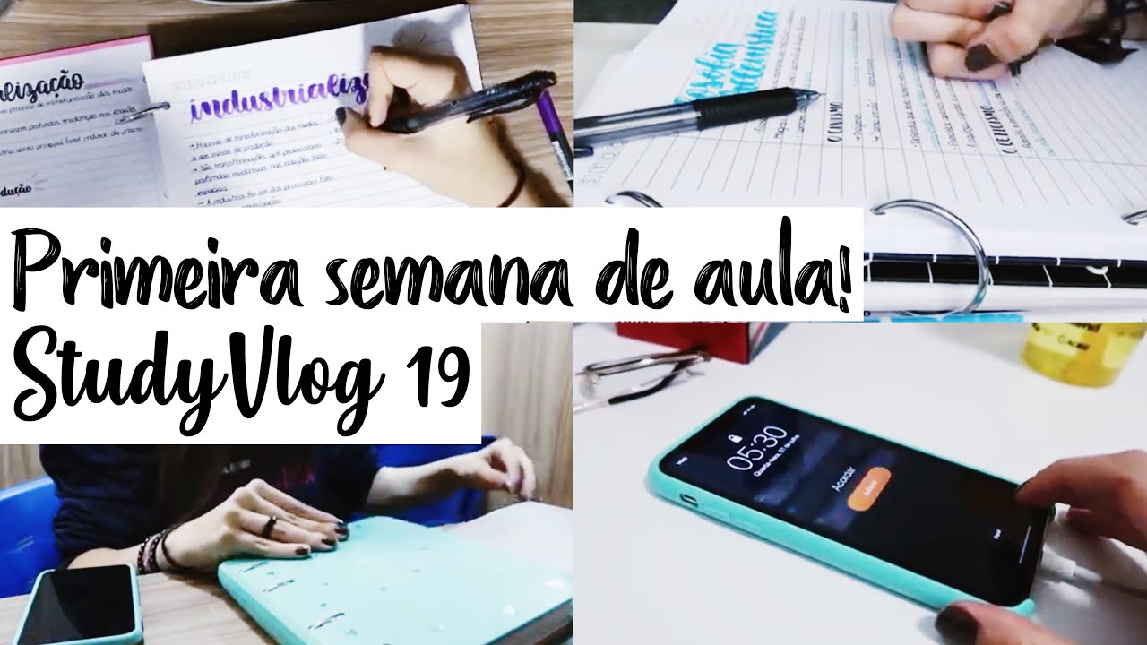 StudyVlog 19 | Minha primeira semana de aula do segundo semestre! | Ana’s Studies