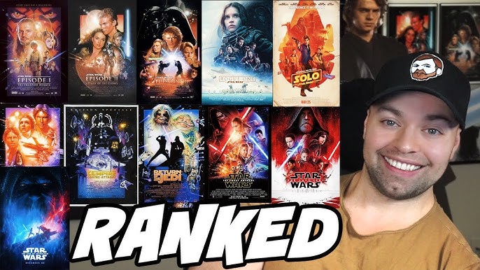 All STAR WARS Movies Ranked (IMDB)