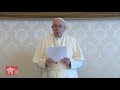 Video-mensaje Papa Vigilia Ecumenica Charis en Jesusalén