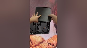 POV: He’s snapping magnetic modules and building the LED screen in no time #leddisplay #shorts