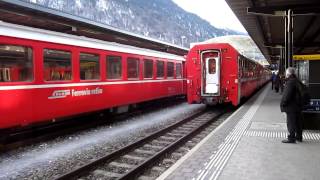 Trenes suizos / Swiss trains - Part 1 Bernina Express 2013 Chur to Tirano winter snow