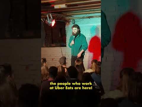 Someone in the audience was hungry for more than jokes! in