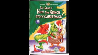 Openingclosing To How The Grinch Stole Christmas 2000 Dvd Horton Hears A Who Option