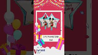 5 Set Mickey Mouse Foil Balloon