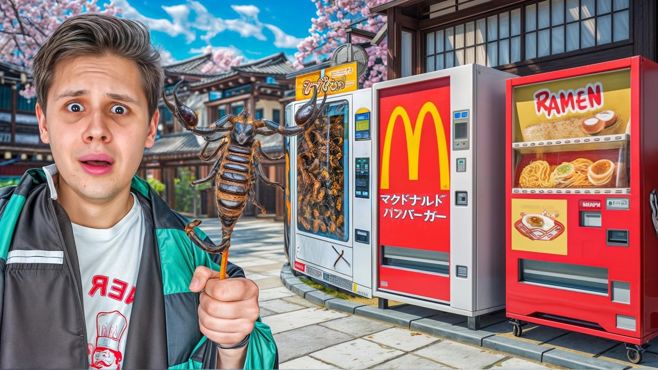 Ich LEBE VON DEN KRANKSTEN AUTOMATEN IN JAPAN(Insekten AUTOMAT!)