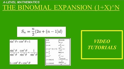 Binomial expansion fractional and negative powers
