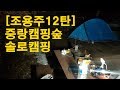 [조용주12탄]중랑캠핑숲 솔로캠핑 먹방