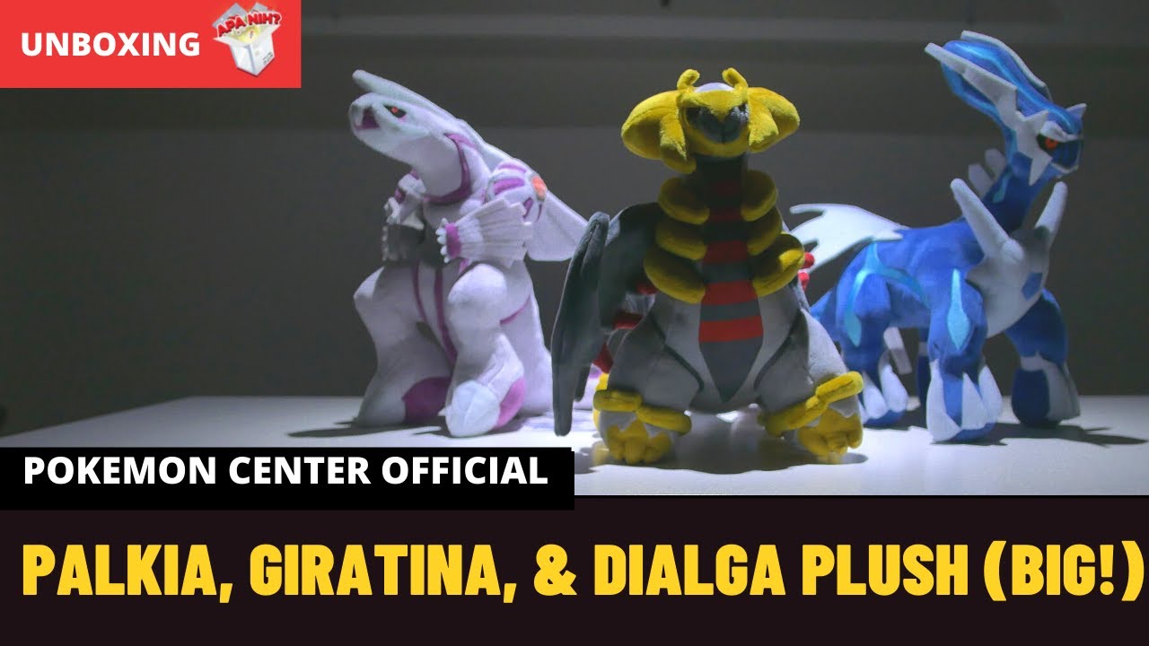 Meccha Japan على X: News!! Pokémon Plushies - Giratina, Palkia and Dialga  coming soon! #Pokemon #PokemonCenter #Giratina #Palkia #Dialga   / X