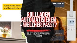 Rollladen automatisieren: Elektrischer Gurtwickler Vergleich | Schellenberg vs. RolloTron Premium