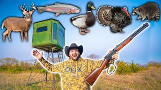 WILDGAME ONLY Hunting for Thanksgiving FEAST!!! (Multiple Catch Clean Cooks)