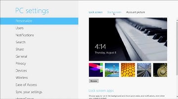 Windows 8: How to Change Start Screen Background Color