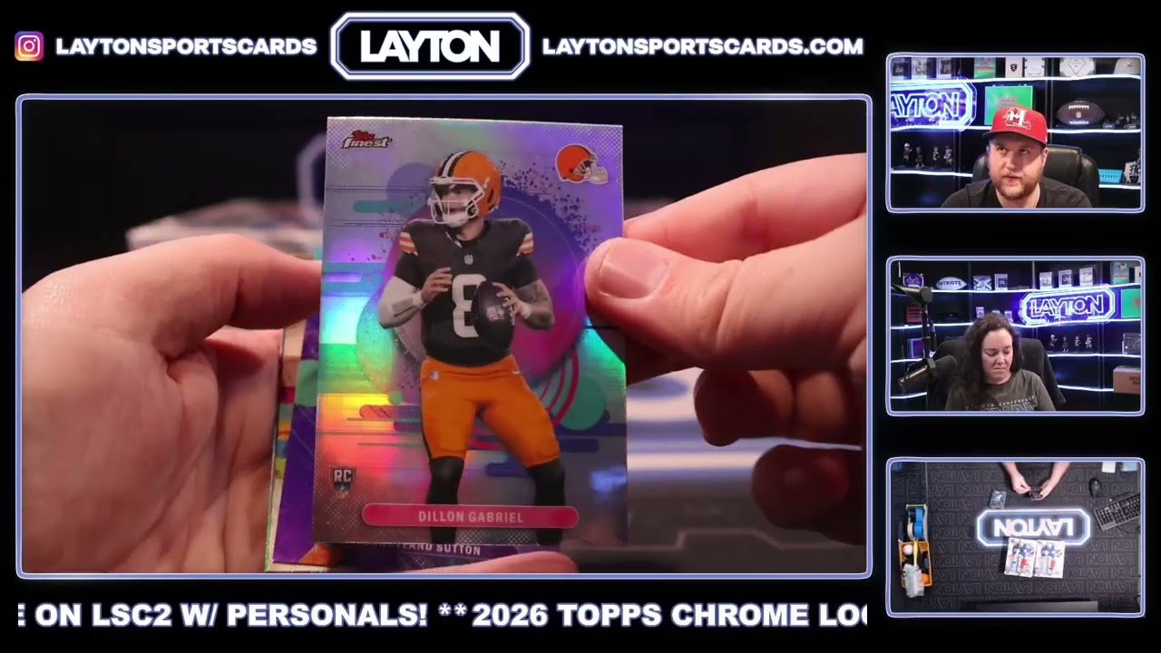 Thumbnail for 2025 Topps Finest Football Hobby 8 Box Case Break #18   PICK YOUR TEAM