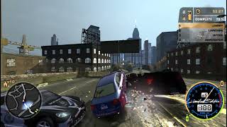 NFSMW 2005: Fun Tollbooth-Race: Audi A4 3.2 FSI Quattro 'Violet Evergarden'