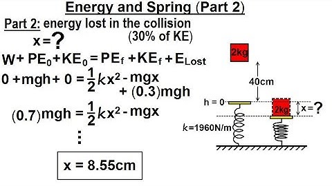 Physics - Test Your Knowledge: Energy (9 of 30) Energy and Spring: Part 2