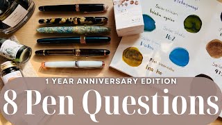 My 2 year fountain Pen Journey | #8PenQuestions2024