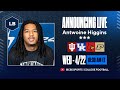 WATCH: LB Antwoine Higgins Commits to Kentucky | No. 37 Overall LB