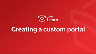 Creating a Custom Portal