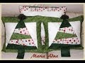 Almofada da árvore em patchwork -  Maria Adna Ateliê - Cursos e aulas de patchwork - Almofadas