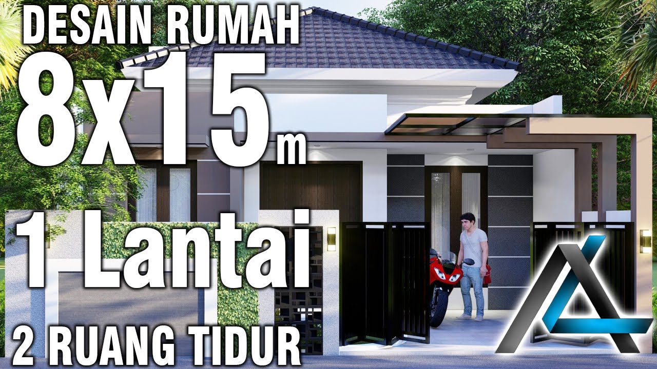  Desain  rumah  8x15  meter depok jasadesain kontraktor 