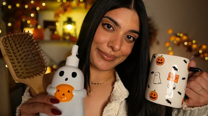 ASMR Cozy Fall Pampering You To Sleep 🍂✨ (personal attention, skincare, head massage)
