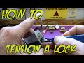 452 finding the right tension for lock picking beginners