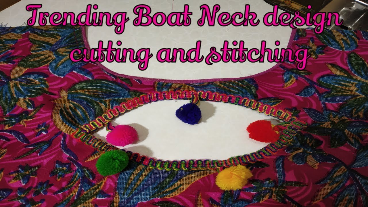 dress neck designs new models images Boat neck dress/neck cutting and stitching/Boat neck