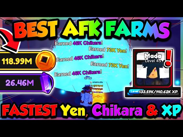 How to AFK Chikara Farm in #AFSX #animefightingsimulatorx #roblox