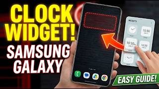 Add a Clock Widget to Your Samsung Galaxy Home Screen | Easy Guide screenshot 4