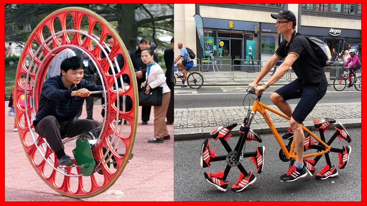 100 Unusual Weird and Crazy Bicycle Designs - YouTube