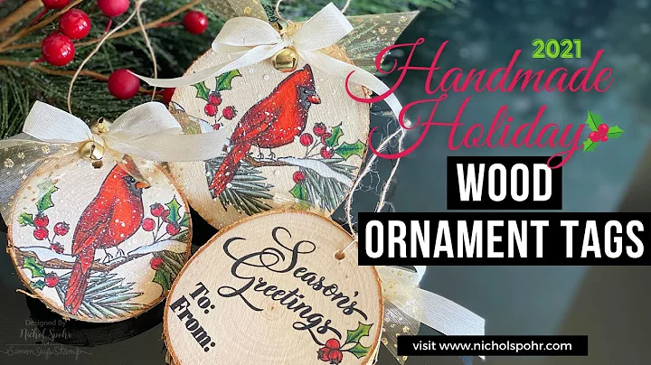 Handmade Holiday 2021 Wood Ornament Tags