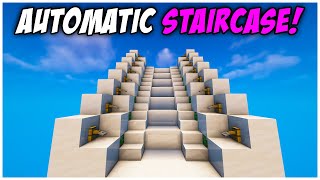 Easy Automatic Stairs Tutorial! | Minecraft Java 1.20.6!
