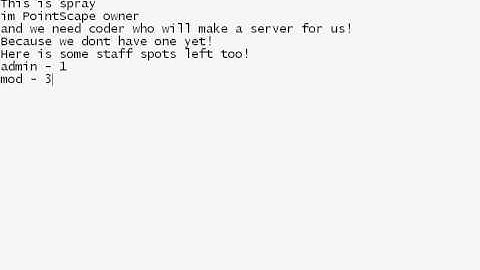 PointScape - New RSPS, need coder and other staff fast!