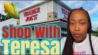 SHOP WITH TERESA AT TRADER JOE’S FOR GROCERIES| FIRST TIME GOING| I SPENT $…#traderjoes #shopping