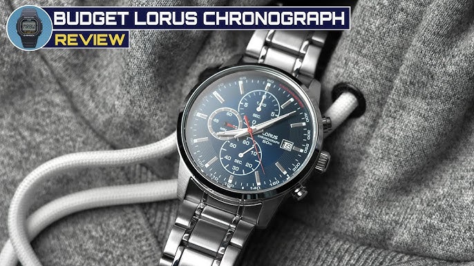 - review YouTube RM347FX9 model watch Chronograph Lorus