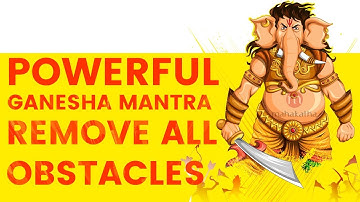 **POWERFUL GANESHA MANTRA TO REMOVE OBSTACLES (2025) | Pranamya Shirasa Devam Gauri Putram Vinayakam