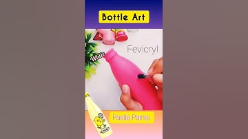 Creative Bottle Art|Craft Work| 3 Million|Creative|Fun & Hobby #shorts #youtubeshorts #art #3million