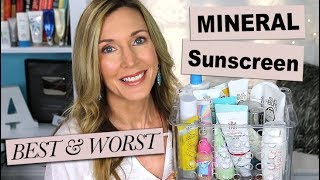 Best & Worst ~ Testing All Mineral Sunscreens for Face!