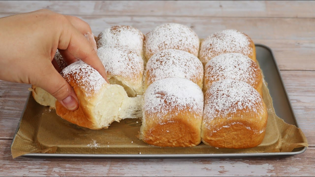LUFTIGER GEHT'S NICHT! MILCHBRÖTCHEN WIE WATTE (SÜSS ODER HERZHAFT) - SUPER SOFT DINNER ROLLS