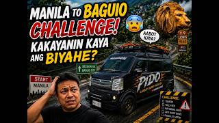 Manila to Baguio Suzuki Every Wagon DA17W kaya ba ang Baguio Time Mountain Challenge!