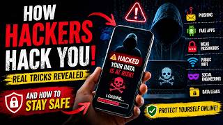 How Hackers Hack You 😱 (And How to Stay Safe) | Real Tricks Explained