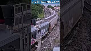 Information We Caught this Train derailment just off our camera at Tower 26 #trainderailment #train #railfan Guide