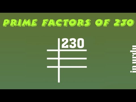 Prime Factors of 230 - Prime Factorization - YouTube
