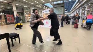 Roxy Poxy Turns Up With Alcohol At The Piano 