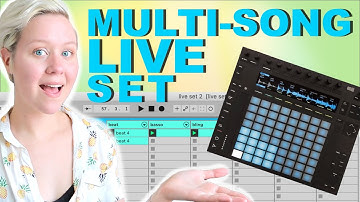 Multiple Songs In a Live Set • 4 TIPS • Ableton Live & Push 2 Live Performance Tutorial
